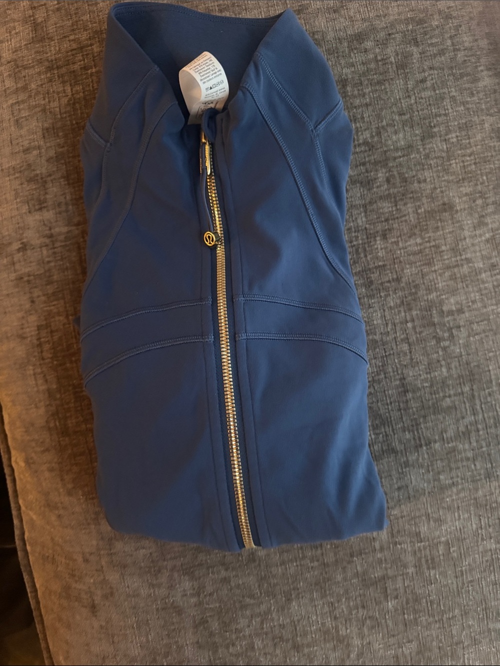 lululemon athletica Twill Blue Sculpted Zip Jacket - Picture 4 of 4